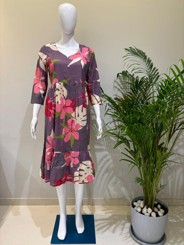 PURE COTTON FROCK PATTERN MIDDEY DRESSES