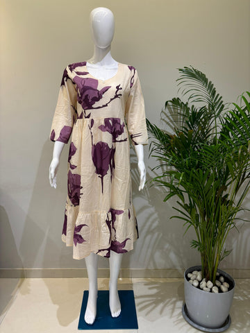 PURE COTTON FROCK PATTERN MIDDEY DRESS