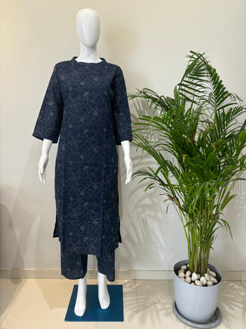 PURE COTTON KURTA PANT SET