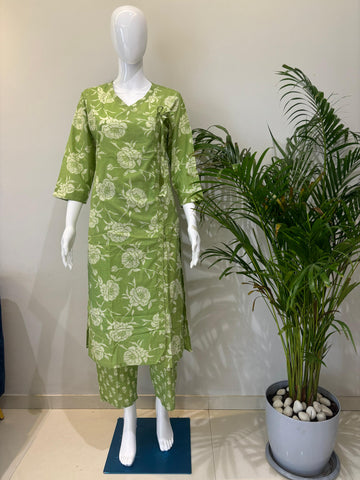 PURE COTTON KURTA PANT SET