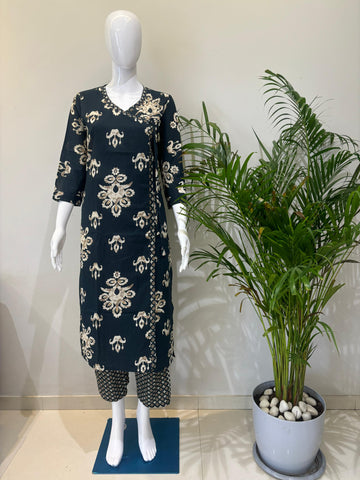 PURE COTTON KURTA PANT SET