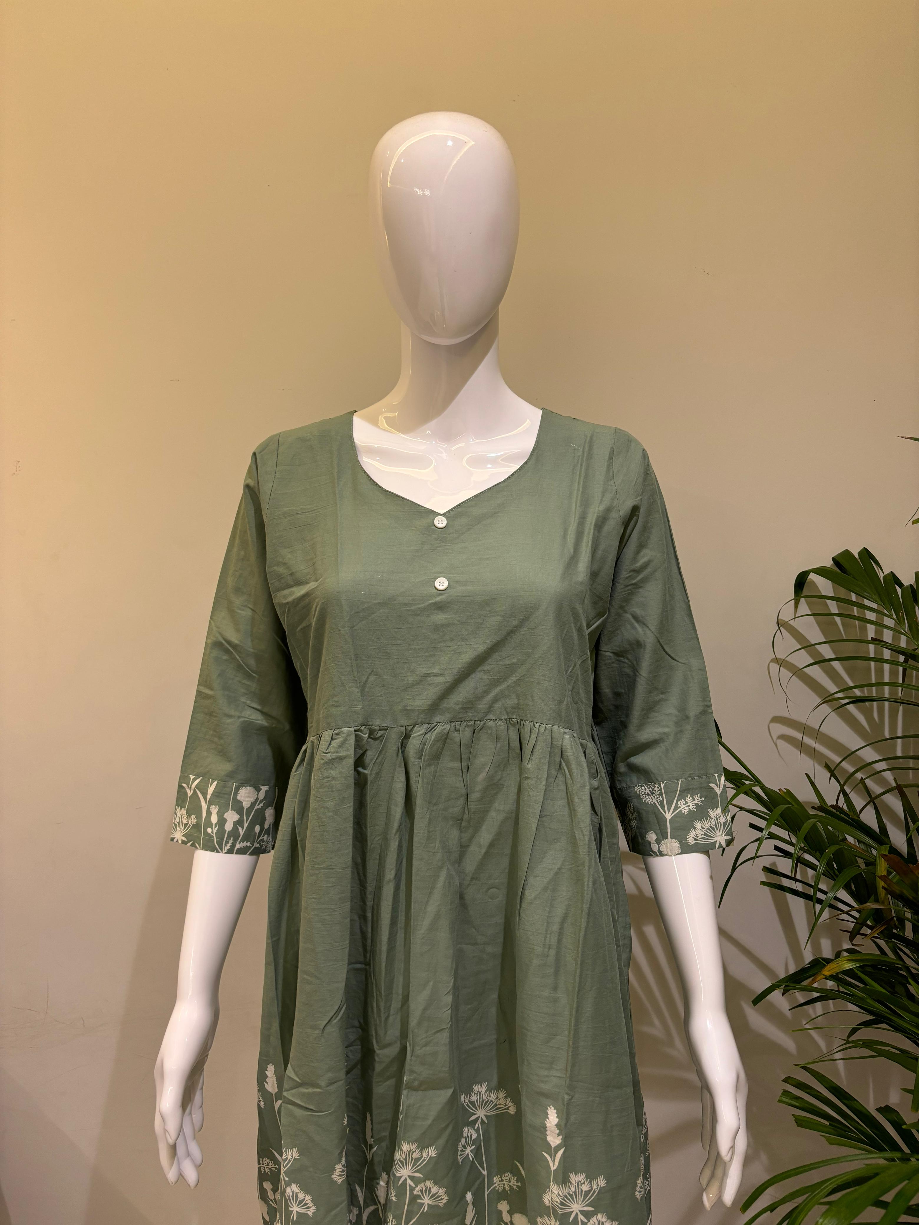 PURE COTTON SHORT FROCK STYLE MIDDEY DRESS
