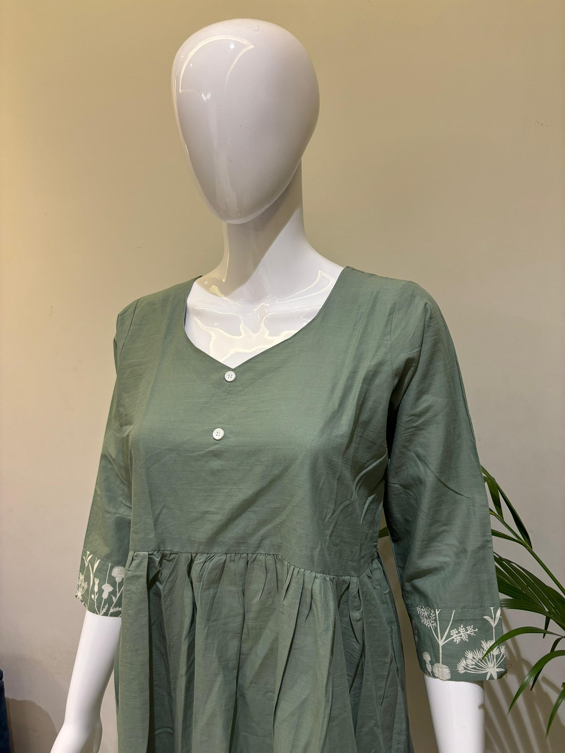 PURE COTTON SHORT FROCK STYLE MIDDEY DRESS
