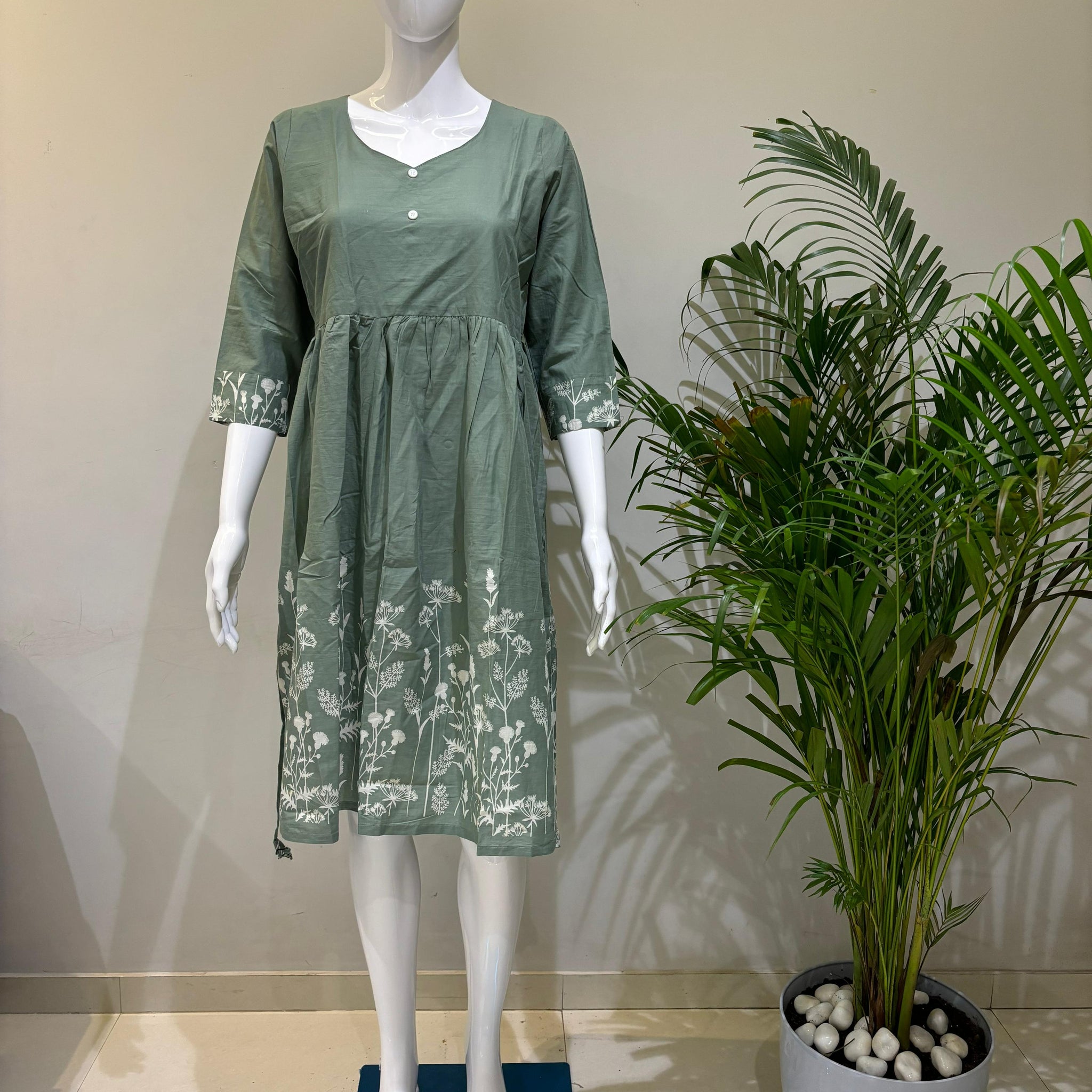 PURE COTTON SHORT FROCK STYLE MIDDEY DRESS