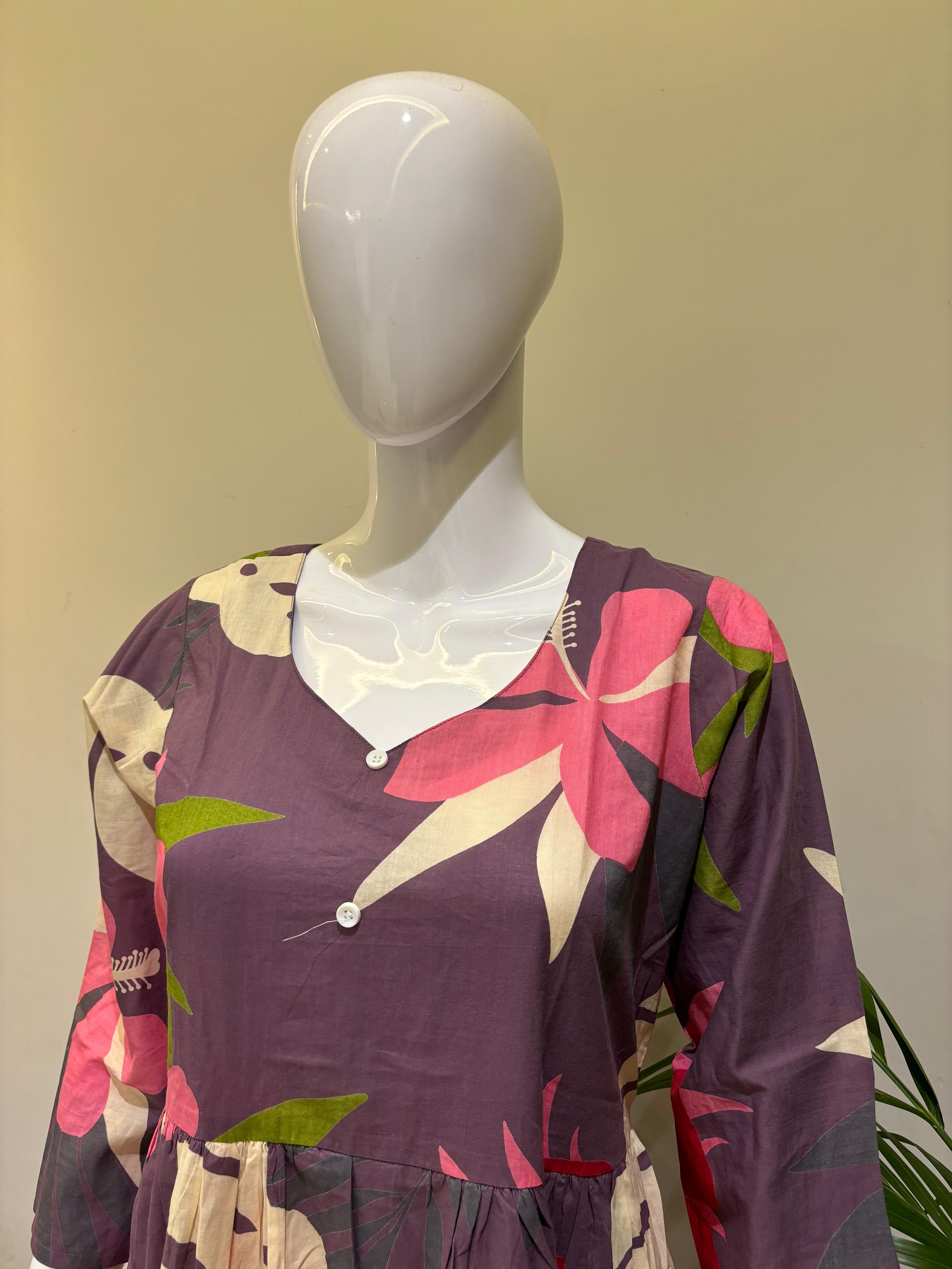 PURE COTTON FROCK PATTERN MIDDEY DRESSES