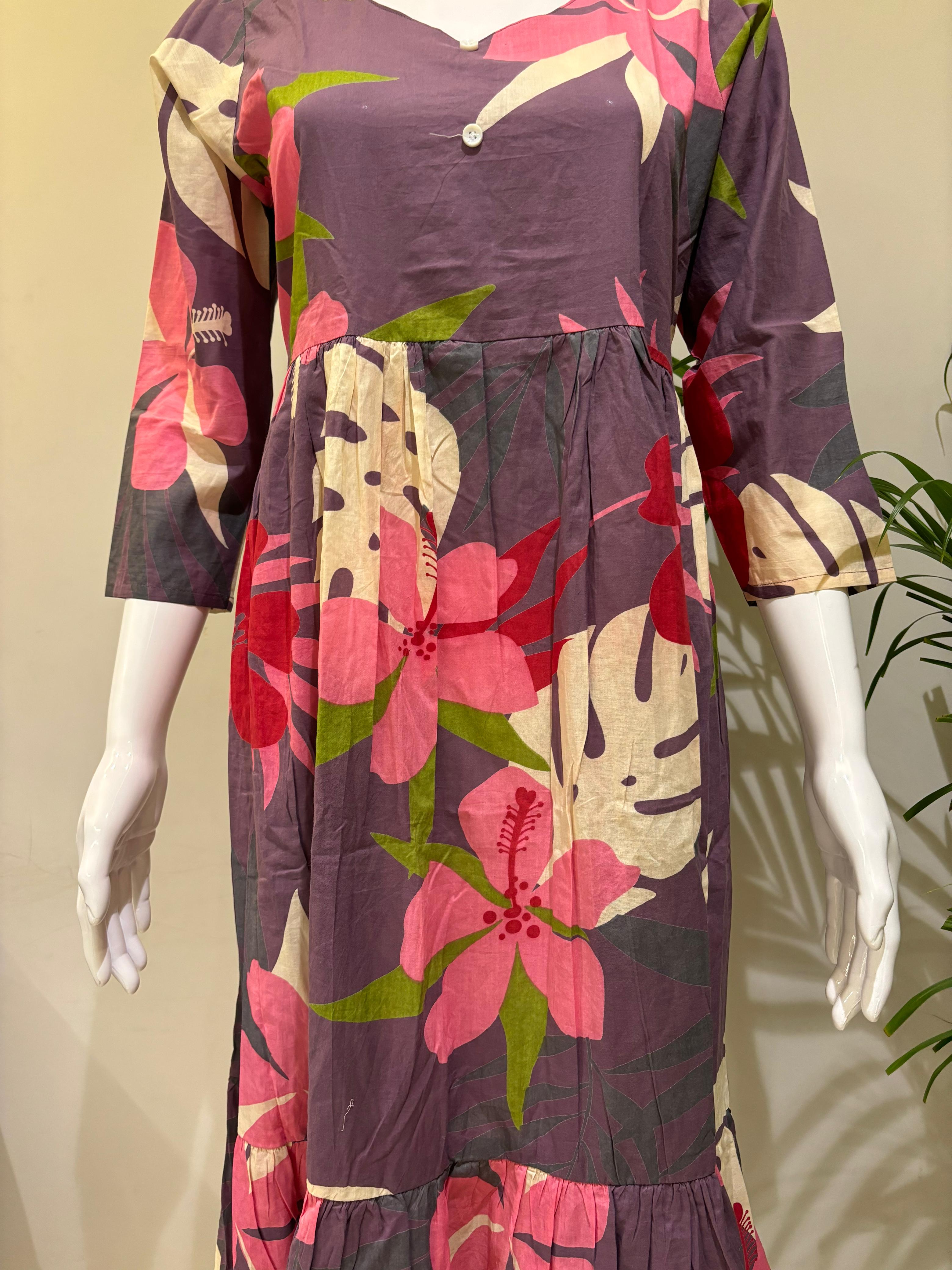 PURE COTTON FROCK PATTERN MIDDEY DRESSES