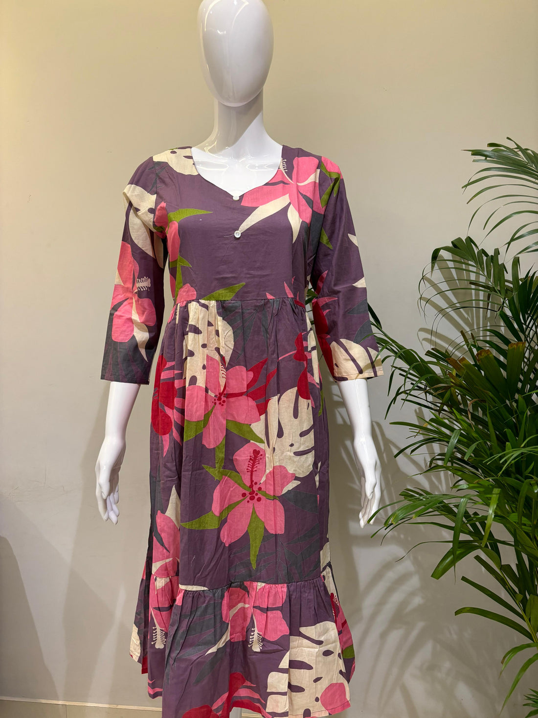 PURE COTTON FROCK PATTERN MIDDEY DRESSES