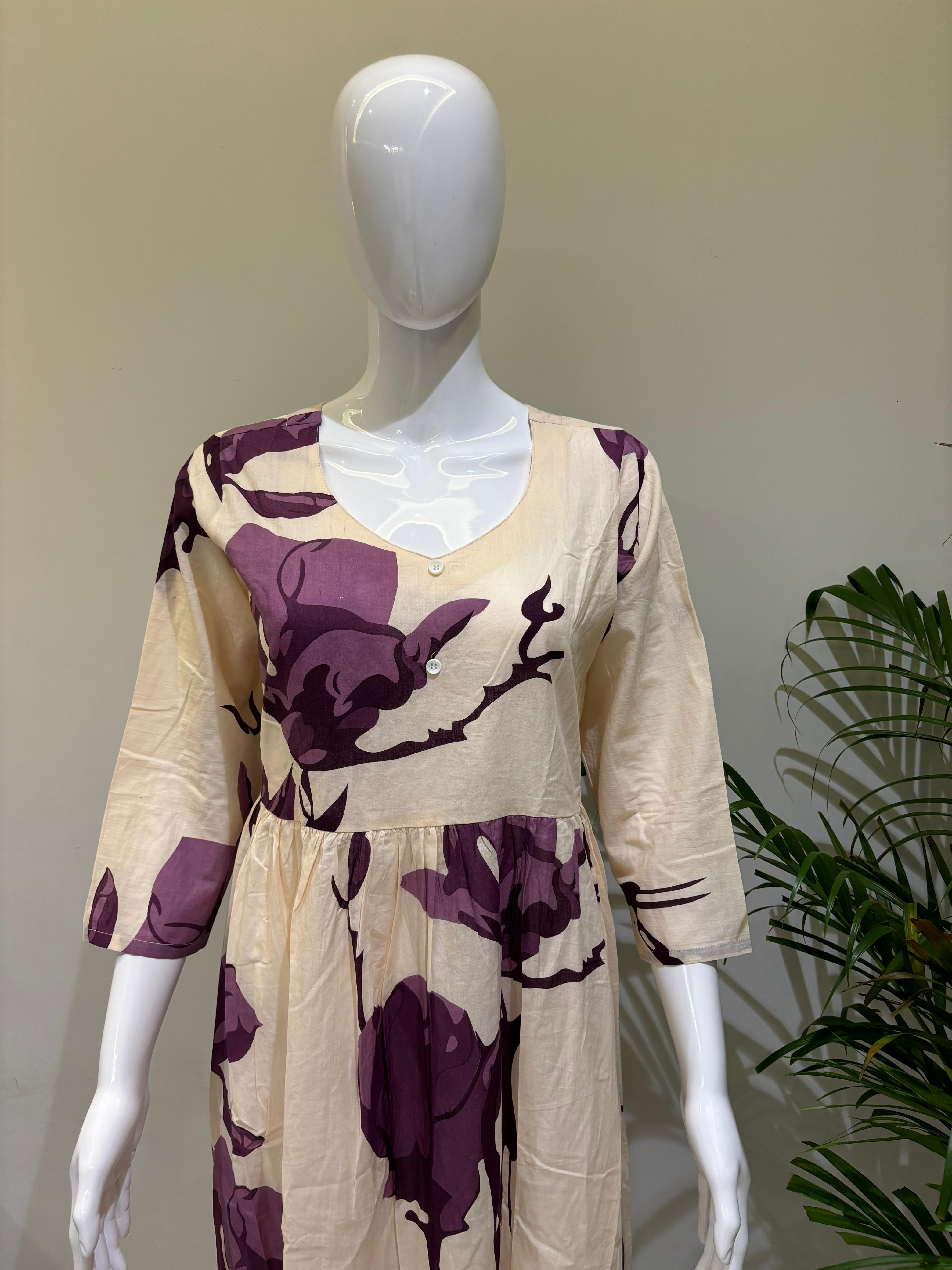 PURE COTTON FROCK PATTERN MIDDEY DRESS