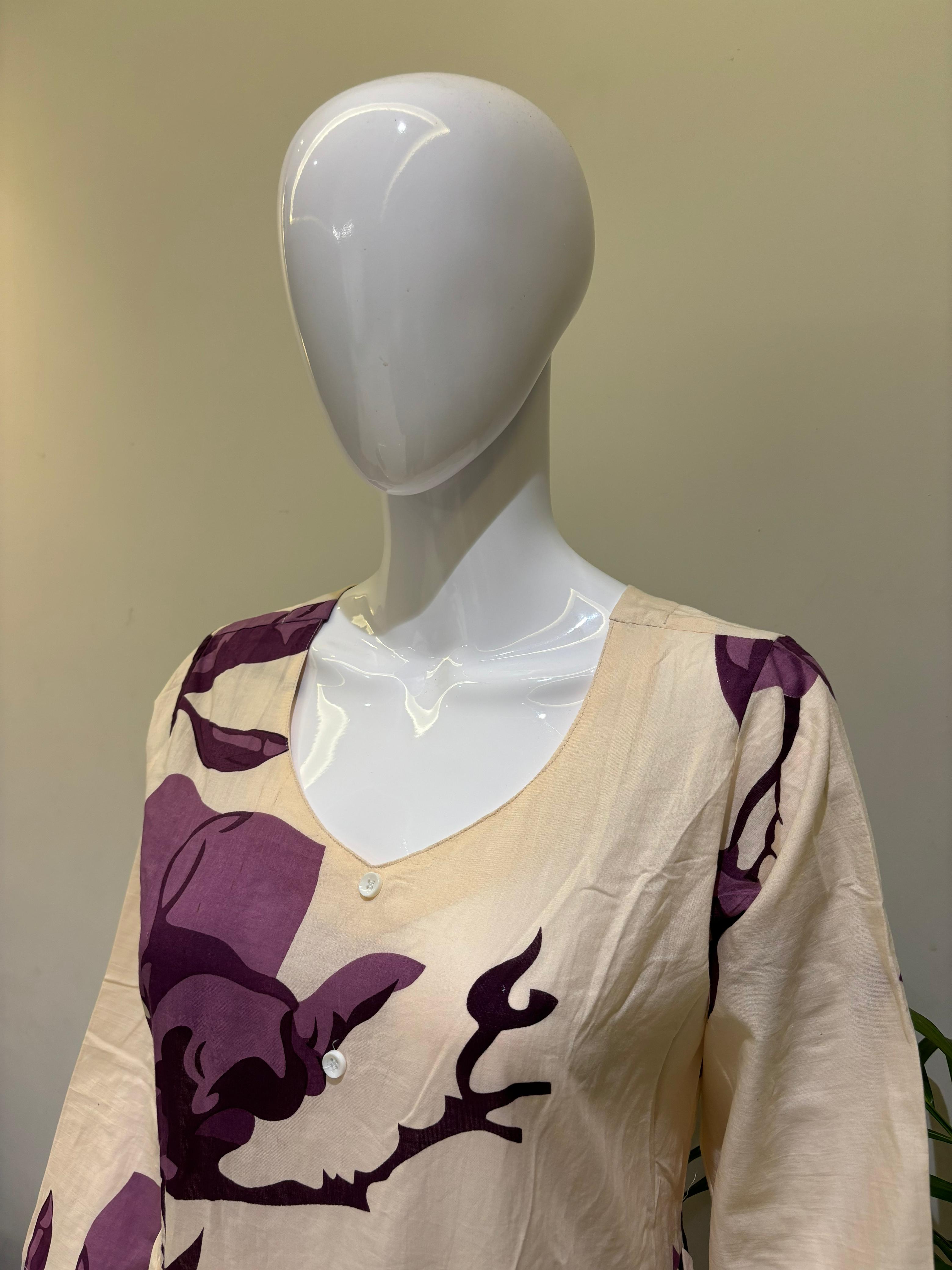 PURE COTTON FROCK PATTERN MIDDEY DRESS
