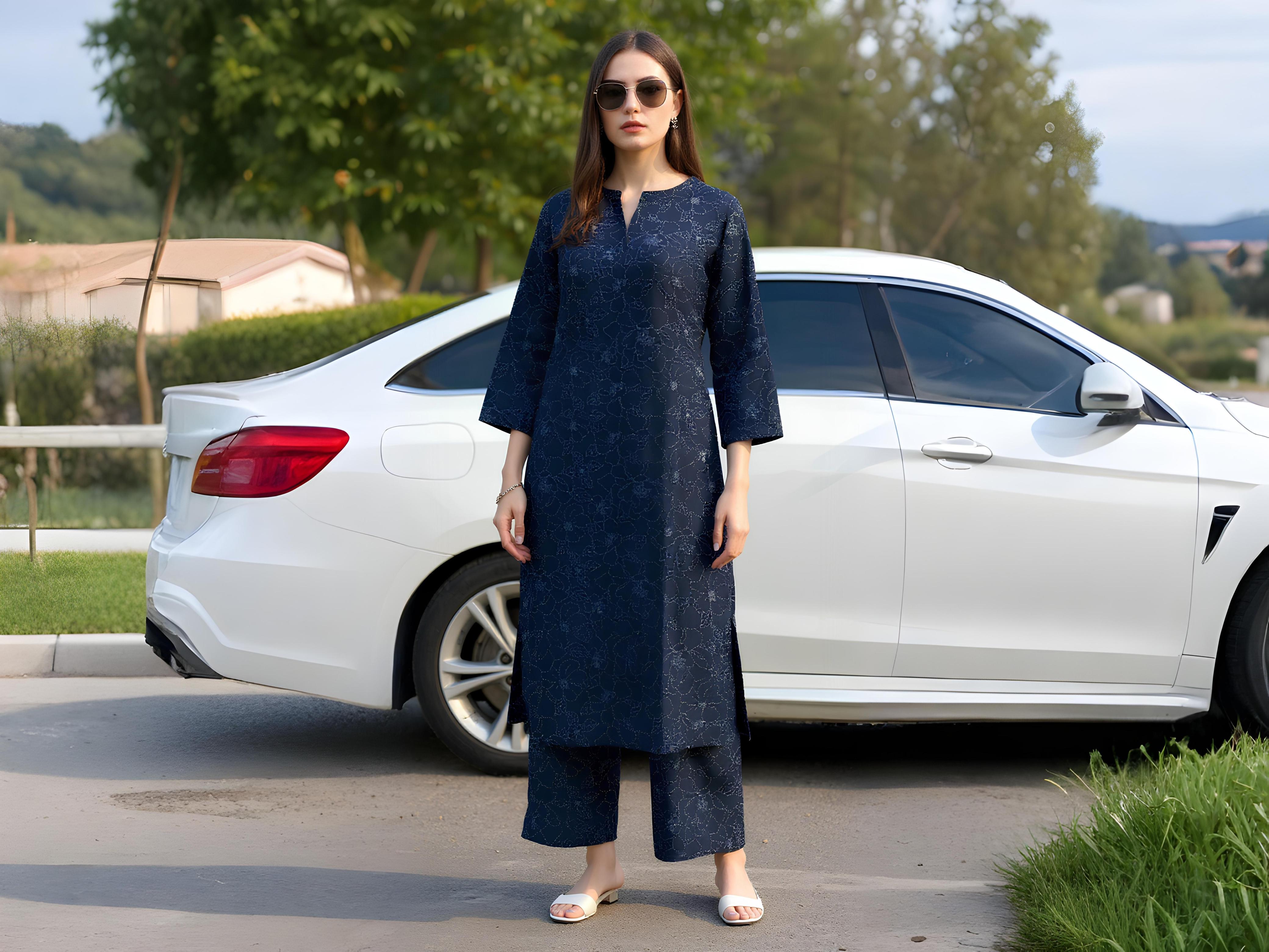 PURE COTTON KURTA PANT SET