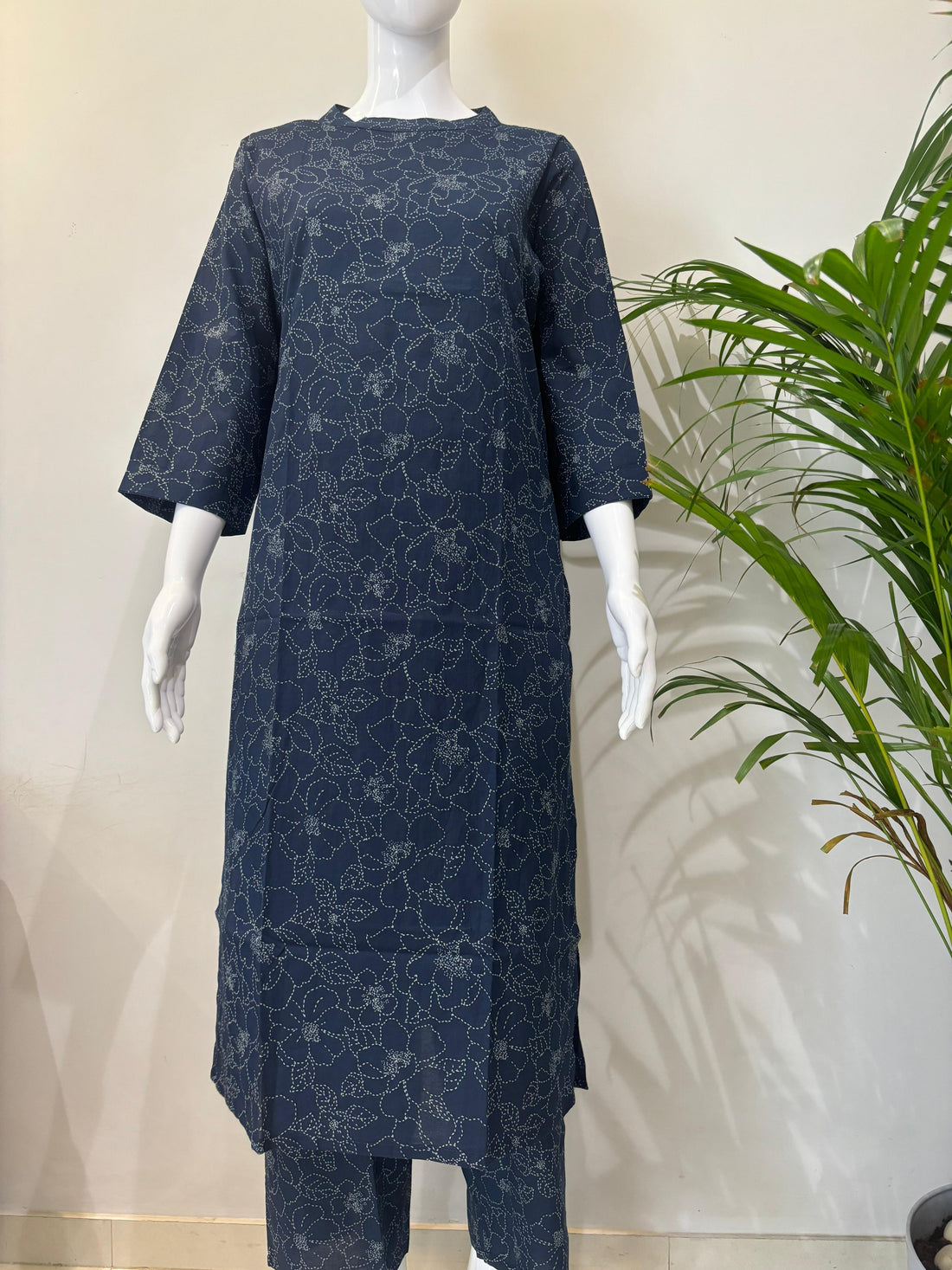 PURE COTTON KURTA PANT SET