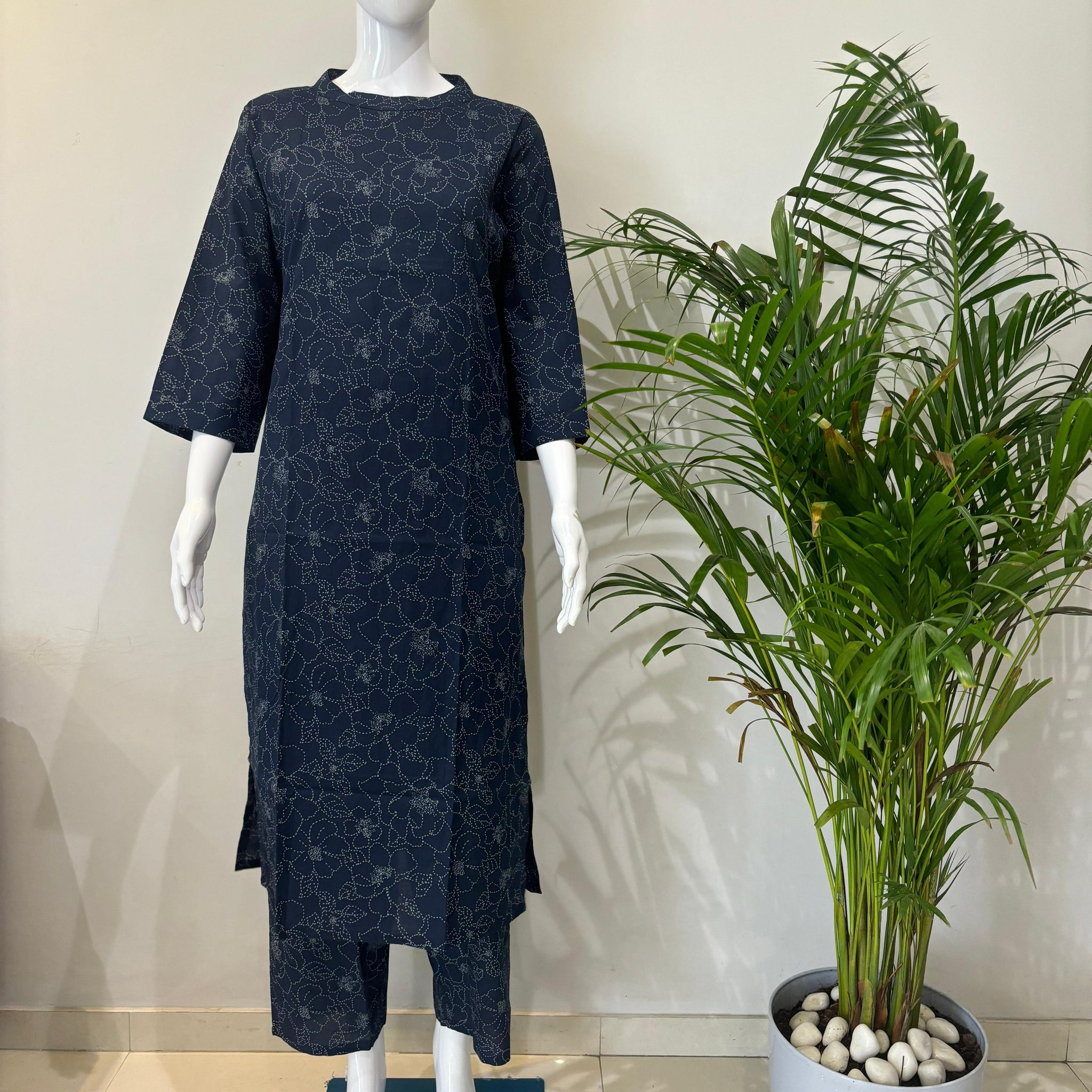 PURE COTTON KURTA PANT SET