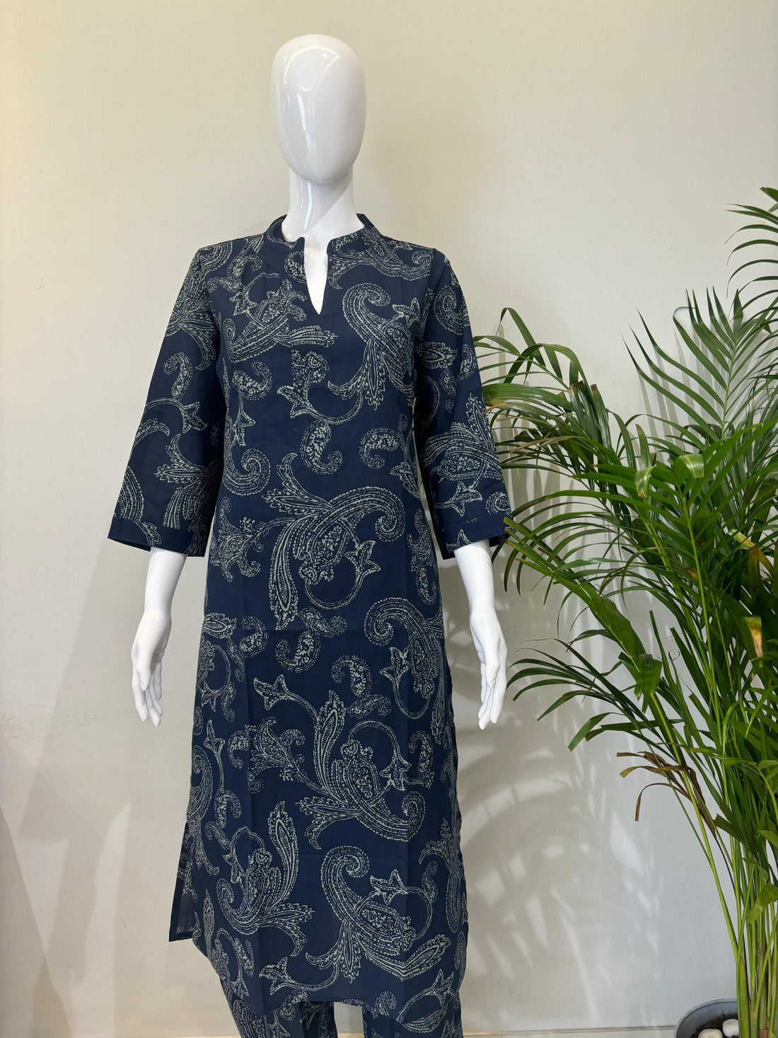 PURE COTTON KURTA PANT SET