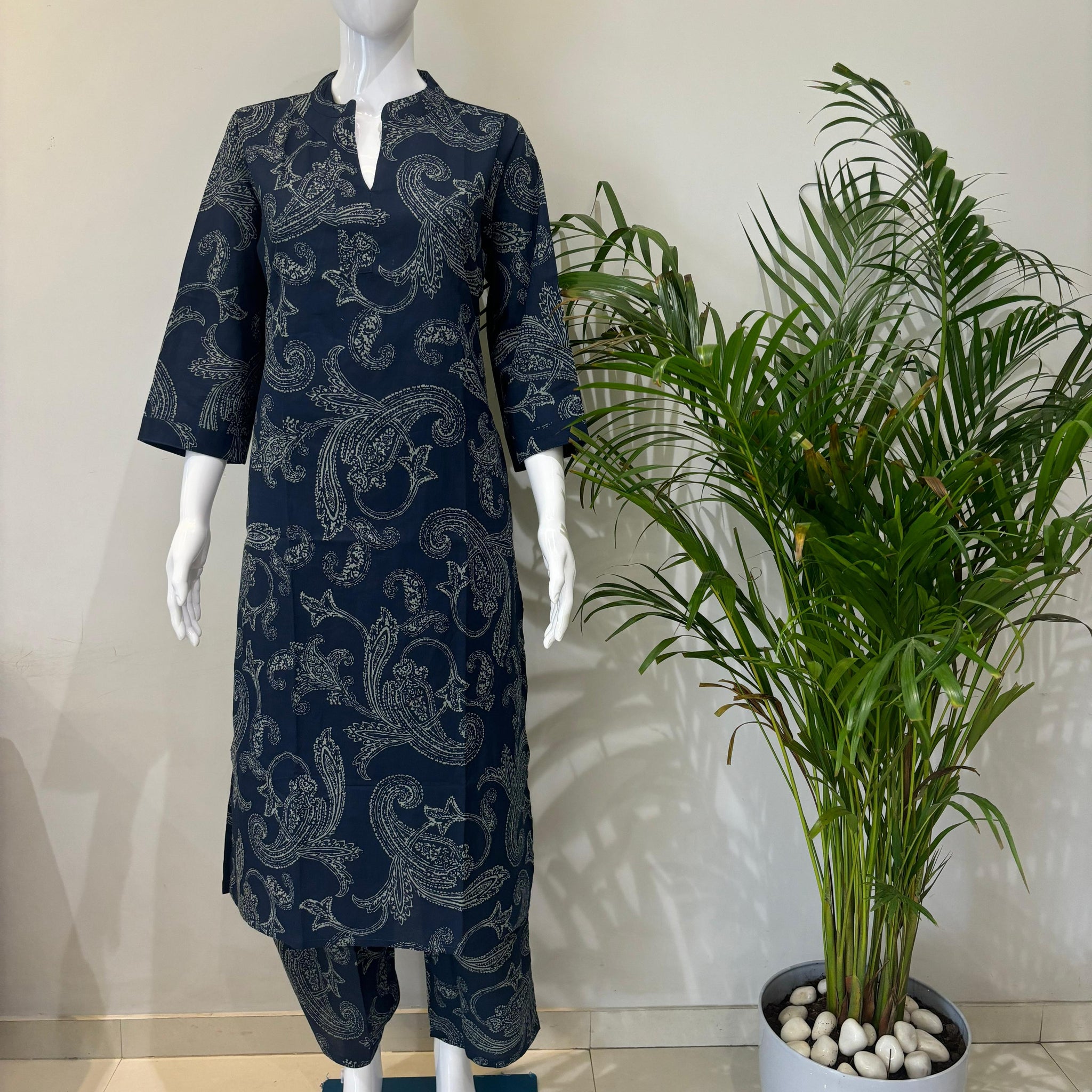 PURE COTTON KURTA PANT SET