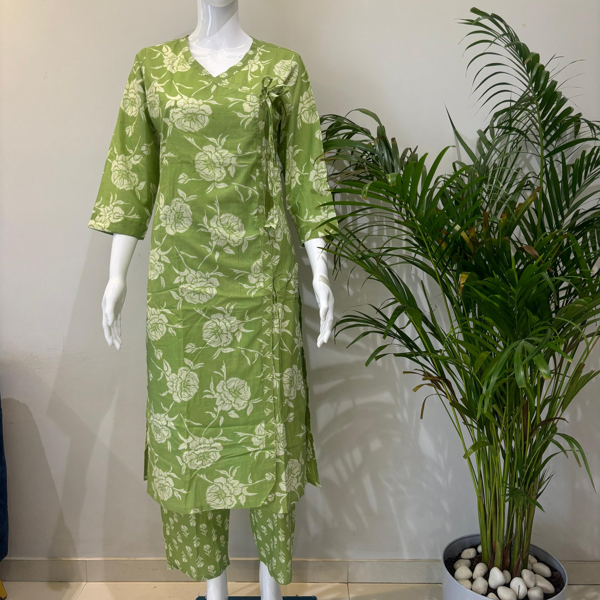 PURE COTTON KURTA PANT SET