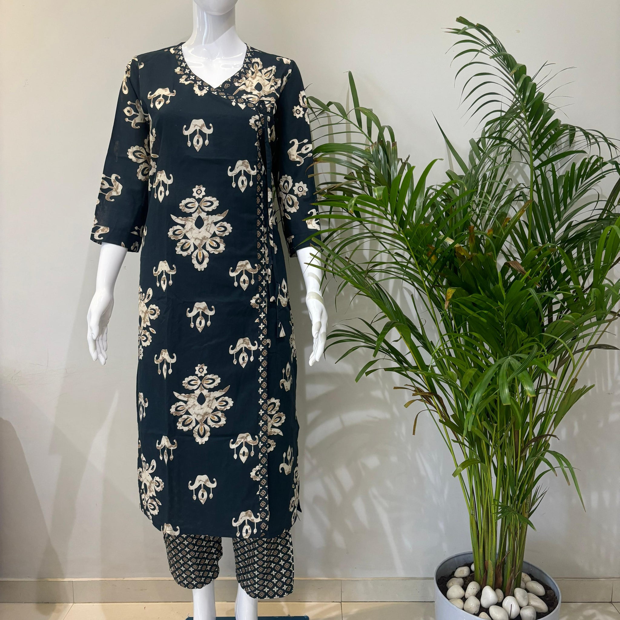 PURE COTTON KURTA PANT SET