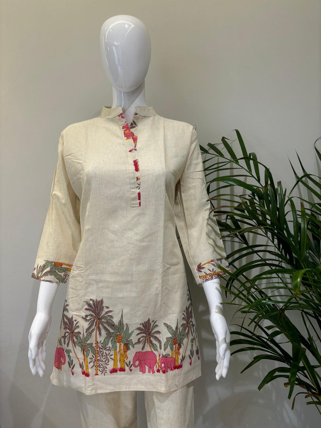 PURE COTTON KHADI FLEX COORD SET