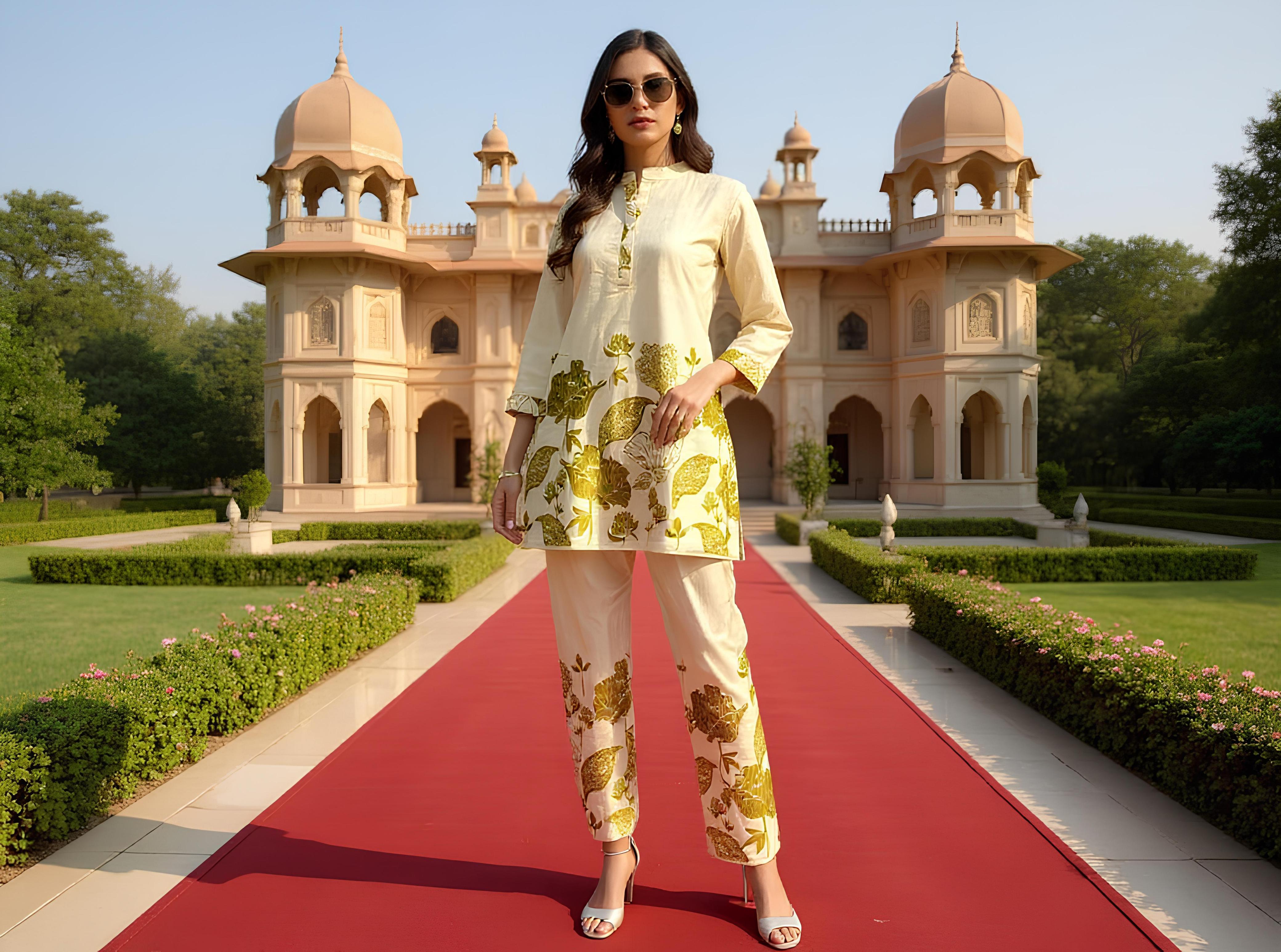 PURE COTTON KHADI FLEX COORD SET